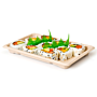 [107.212.96] Caixas Sushi Bionic 21,3X13,3X1,5 Cm Nat. Celulose 50 Unid  