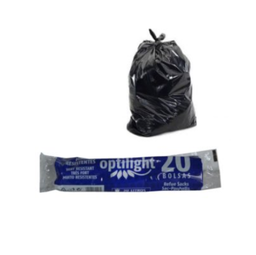 [965.SR30LTP] Saco Lixo Preto 30 Lts  20 Unidades                         