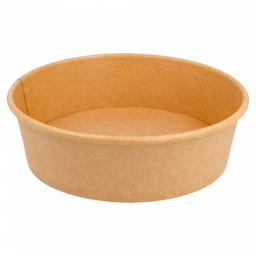 [107.212.99] Potes Saladeiras 500Ml  Ø15/12,8X4,5Cm Nat. Kraft 50 Unid.  