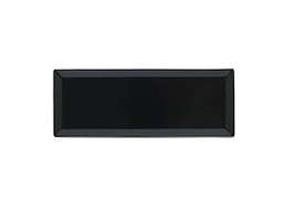 [603.1012205700000] Travessa Retangular Basico Negro 28X10 Cm Porvasal          