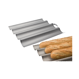 [107.676.824804] Molde Para Forno 4 Baguetes 38X33Cm Ibili                   