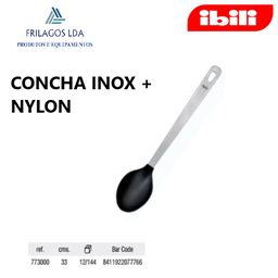 [107.676.773000] Colher Nylon Com Cabo Inox 30Cm Ibili                       