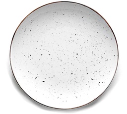 [603.0004400231100] Prato Raso 21Cm Dots Branco Porvasal                        