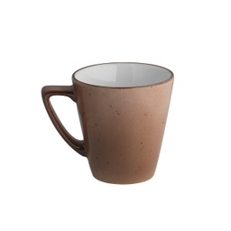 [603.0001200532770] Caneca Peq. Almoço 290Cc Ø9X9,5Cm Dots Terra Porvasal       