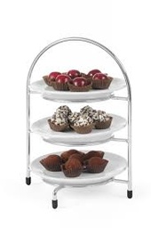 [107.650.425473] Stand P/3 Pratos 29X20X(H)44Cm Max 27.5Cm Aro 18Cm Hendi    