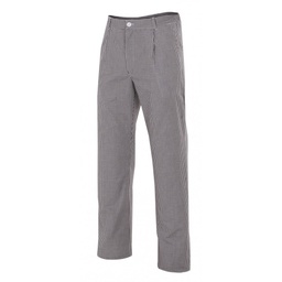 [088.3510.54] Calça De Cozinha Quadrados Pretos Nº54 Velilla              