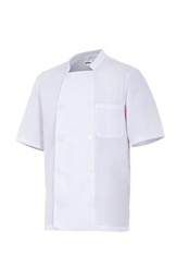 [088.405201-7.3XL] Jaleca De Manga Curta Branca Tamanho-3Xl Velilla            