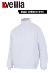 [088.P256002.7.L] Casaco Industria Alimentar  Branco Tamanho-L                