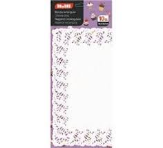 [107.676.701826] Naperons Rectangulares Papel 26X36Cm (10 Uds)  Ibili        