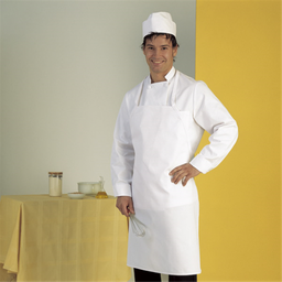[080.182.47] Avental Com Peito 71X88 Cm Branco Poliéster                 