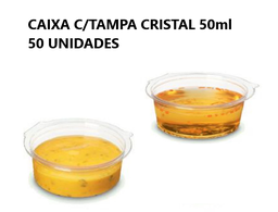 [107.OLI50.P50] Caixa C/Tampa 50Ml Diamt. 50X26Mm  C/50 Unidades            