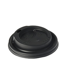 [107.439.85497] Tampa Para Copo To Go Ø 8Cm  2Cm Preto 100 Unidades         
