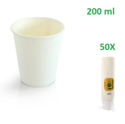 [107.12938008] Copo Papel 200Ml 50 Unid                                    