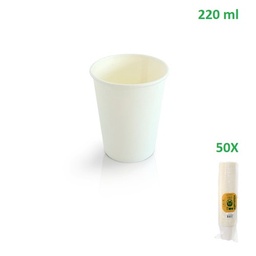 [107.12938014] Copo Papel 220Ml 50 Unid                                    