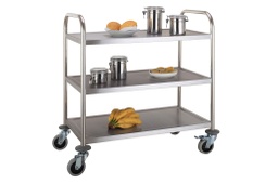 [107.0433900003] Carro Serviço 3 Prat Inox 81X46X91Cm                        