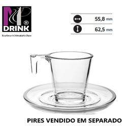 [107.673.016.0002] Chavena Bica Lisa Policarbonato 7,7Cl Sem Pires             