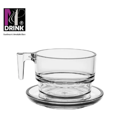 [107.673.016.0003] Chavena Meia De Leite Policarbonato 26,8Cl Sem Pires        