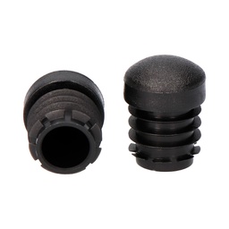 [107.640.87370] Topo Sistema Redondo Para Interior Ø22Mm Preto              