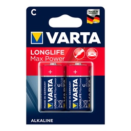[107.640.38600] Pilha Varta Long Life Max Power Lr14 C Pack 2 Un            