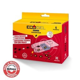[107.640.06235] Ecogel Baratas Kit 6 Armadilhas 15Gr                        