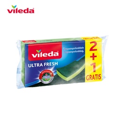 [107.156910] Esfregão Ultra Fresh 2+1 Anti-Bactérias 156910 Vileda       