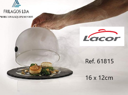 [107.L.61815] Campanula Para Fumo Em Vidro 16X12Cm Lacor                  