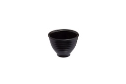 [107.0732560004] Tigela Redonda Melamina Preta Mate Ø10.5X8Cm 30Cl           