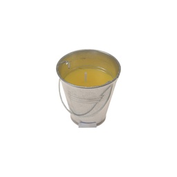 [107.640.06314] Vela Citronela Anti-Mosquitos 6,5Cm 30Gr Balde Metal        