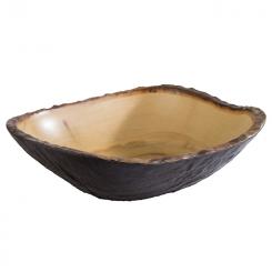 [107.APS.84893] Saladeira Melamina Imitação Madeira 28X25X7,5Cm 1,5Lt Aps   