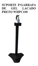 [970.292410] Suporte P/Doseador De Gel C/Pedal Preto Whpc100             