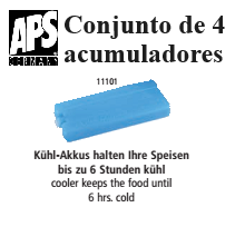 [107.APS.11101] Conjunto De 4 Acumuladores De Frio 11101 Aps                