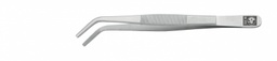 [107.NS21000.200] Pinça Culinária Fina Inox Ponta Curva 20Cm Icel             