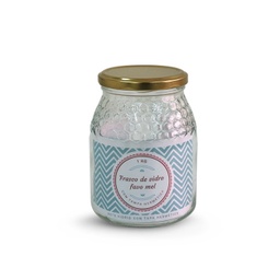 [107.12385368] Frasco Em Vidro Favo Mel 1Kg  746Ml                         