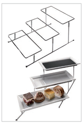 [670.33243] Suporte Para Travessas Flexibel 45,5X32Cm, H:21,5Cm Aps     