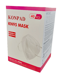 [107.59408280] Mascara Kn95 Caixa Com 40 Unidades                          