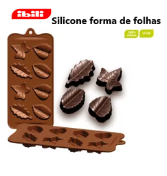 [107.676.860305] Forma Para Bombons Em Silicone Folhas Ibili                 