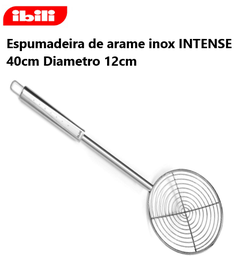 [107.676.762025] Espumadeira De Arame Inox Intense 40Cm Diamt.12Cm Ibili     