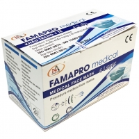 [107.59408203] Mascara Descartavel Farmapro Medical 4 Dobras Cx-50 Unid.   