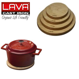 [83B00.1033730.200] Base De 18Cm Madeira Faia C/Maneto P/Tacho Lava Metal       