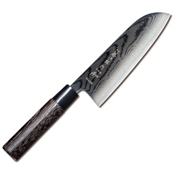 [23C00.1597000.170] Faca De Santoku Tojiro Linha Shippu Black 17Cm              