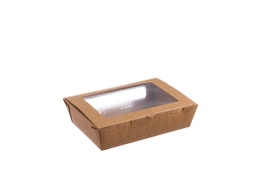[107.1534391200] Caixa Take Away C/Janela Kraft 1200Ml 20X14X5Cm 50 Unid.    