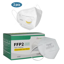 [107.59409002] Mascara Ffp2 Nr Com Filtro Pack De 2 Unidades Ce-2163       