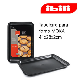 [107.676.822141] Tabuleiro Para Forno Moka 41X28X2Cm Ibili                   