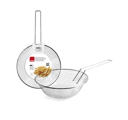 [107.676.730826] Cesto Em Rede Para Fritos C/Cabo 24,5Xh7Cm Ibili            