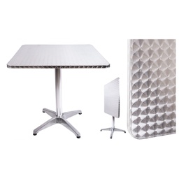 [020.10308761] Mesa Aluminio Quad.70X70X70Cm Alt.Rjz-1011 Rebativel        