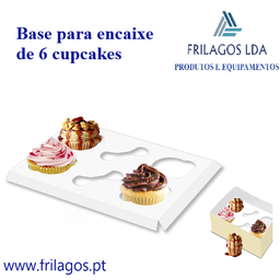 [107.597.605209] Base Para Encaixe De 6 Cupcakes Caixa 605418 50 Unid.       