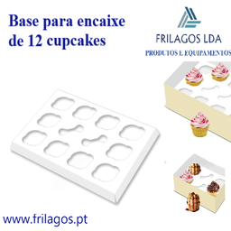 [107.597.605210] Base Para Encaixe De 12 Cupcakes Caixa 605419 50 Unid.      