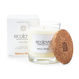 [009.620.GC01] Vela Aromática Vanilla Wood 225Gr Ecolove                   