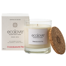 [009.620.GC-05] Vela Aromática Pomegranate Fig 225Gr Ecolove                