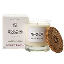 [009.620.GC09] Vela Aromática Lavender Bergamot 225Gr Ecolove              